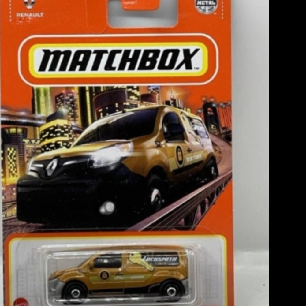 Matchbox Renault Kangoo Express Gold Keys Locks Locksmith Gifts Toys Men